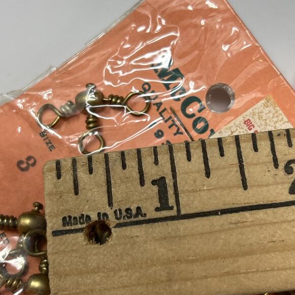 McCoys Fishing Swivels Size 1 and 3 Bundle 11pc Vintage Tackle USA NOS - Picture 2 of 9
